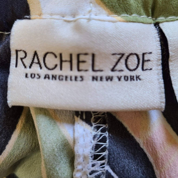 RACHEL ZOE Women's Large Floral Botanical Shorts Polyester Unlined - Picture 6 of 8